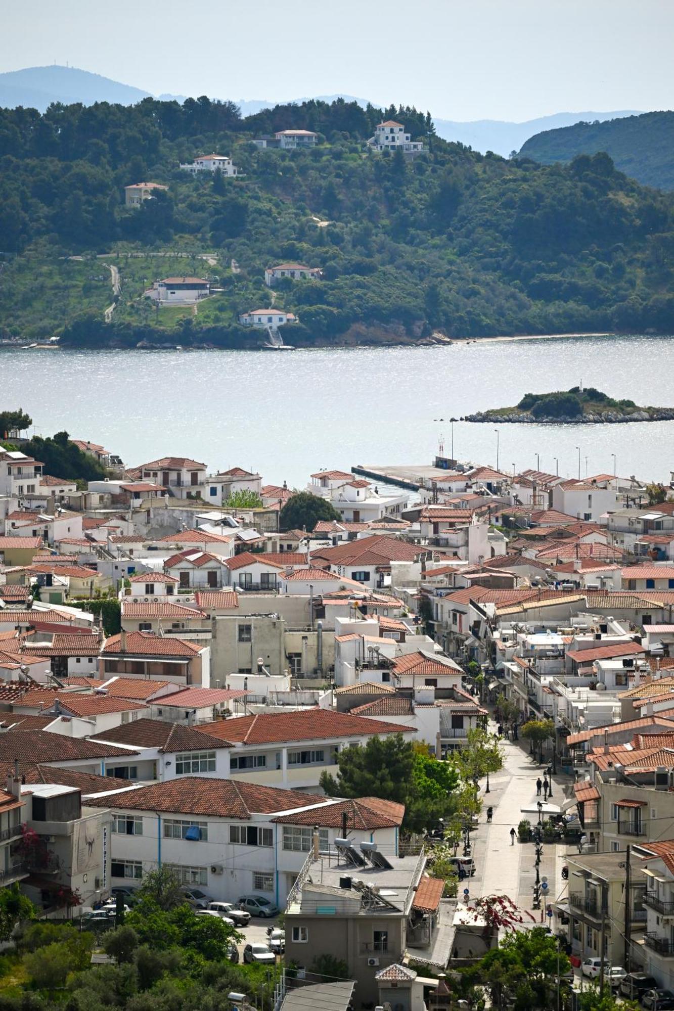 Makis Sea View Studios Skiathos-Stadt Exterior foto