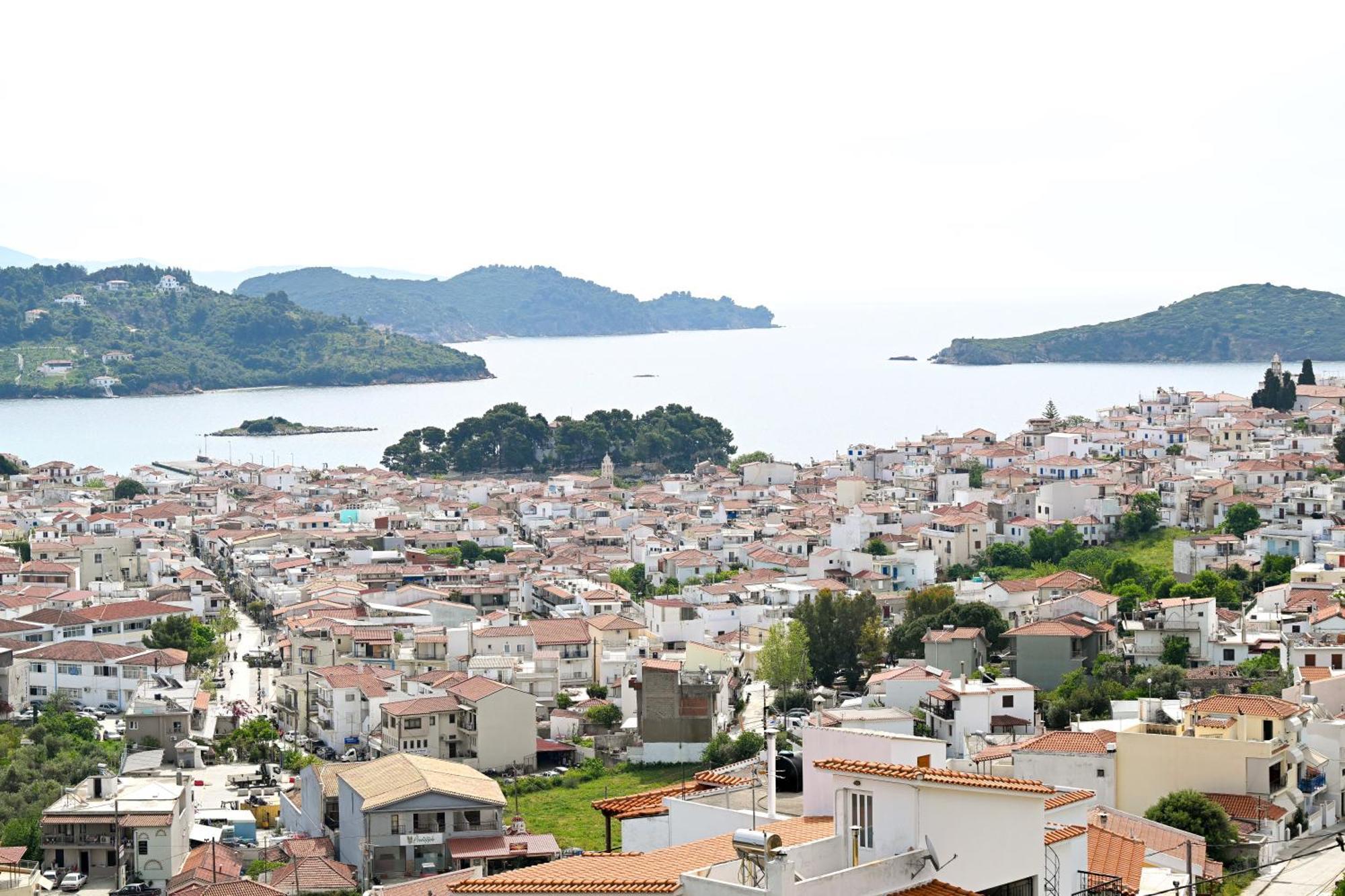 Makis Sea View Studios Skiathos-Stadt Exterior foto